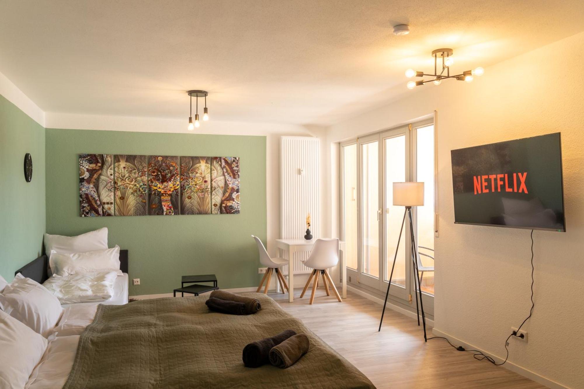 Home Shanti - Studio, Suedvorstadt, Balkon, Tv Лейпциг Екстер'єр фото
